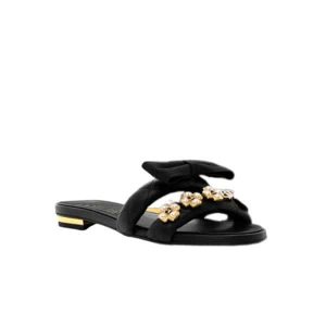 Chanel Mules Lambskin Black G40132 - 37 Eu 6 Us 24 Cm 9 4 In