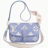 Louis Vuitton Diane Monogram Blue 25Cm