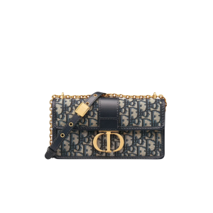 30 Montaigne  Bag With Chain Blue