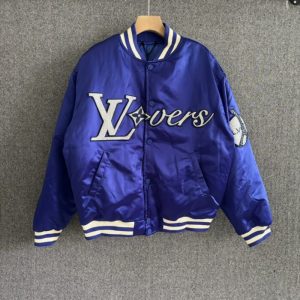 Blue Lettering Jacket - M/48, Blue