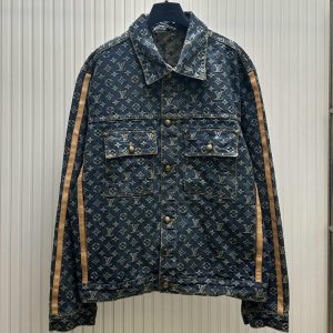 Denim Jacket With Monogram - XL