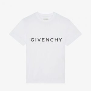 Lettering Print T-Shirt - White, L