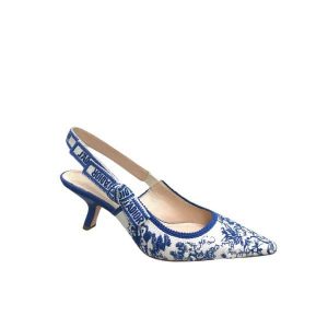 Dior J'Adior Slingback Pump Blue Kcp761Jhr60W - 36 Eu 5 Us 23 5 Cm 9 2 In
