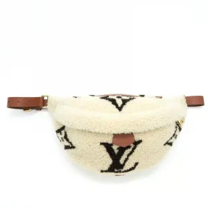 Louis Vuitton Bumbag Monogram Teddy Fleece White 37Cm
