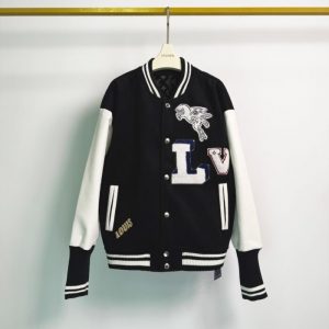 Autumn And Winter Leather Patchwork Baseball Casual Jacket - S, Black