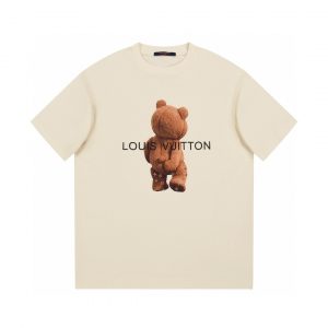 Bear print fashion t-shirt