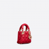 Micro Lady Dior Bag Scarlet Red