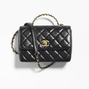 Small Flap Bag With Top Handle