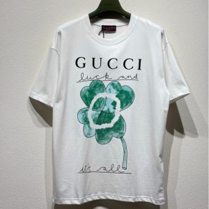 Clover Print T-shirt - L