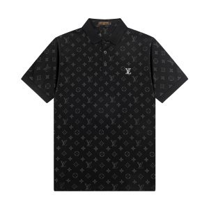 New high-quality lapel polo shirt - Black, M