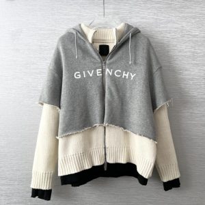 3-Layer Hooded Sweatshirt - Gray, L