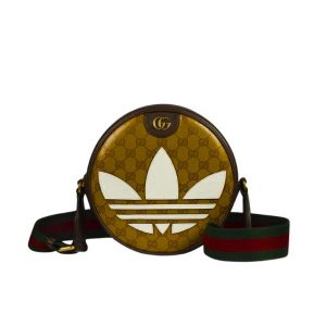 Gucci X Adidas Ophidia Shoulder Bag Brown 22Cm 702640 Uvskt 7268