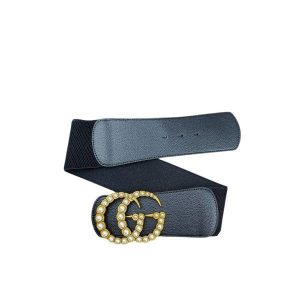 Salvatore Ferragamo Gancini Black Leather Belt With Gold Metal Buckle - 80 Eu 95 Cm