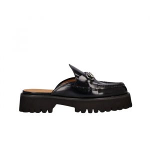 Gucci Women's Mule With Horsebit Black 764207 Ds800 1000 - 37 Eu 6 Us 24 Cm 9 4 In