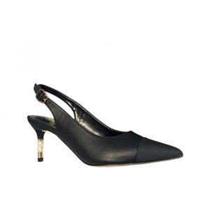 Chanel Pearl Embellished Slingbacks Calfskin Black - 41 Eu 10 Us 26 Cm 10 2 In