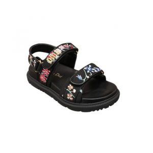Dior Dioract Sandal Black Multicolor - 38 Eu 7 Us 24 5 Cm 9 46 In