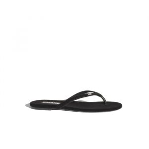 Chanel Thongs Slipper Velvet In Black G45716 B16716 94305 - 38 Eu 7 Us 24 5 Cm 9 46 In 3