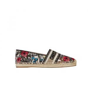 Dior Espadrille Multicolor Mille Fleurs Kcb585Mle S89Z - 40 Eu 9 Us 25 5 Cm 10 In