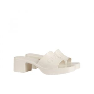 Gucci Women'slide Sandal White - 37 Eu 6 Us 24 Cm 9 4 In 2