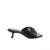 Dior Women Dio(R)Evolution Heeled Slide Quilted Cannage Calfskin Black