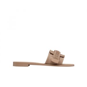 Dior Dio(R)Evolution Nylon Slides Embossed Macrocannage Nude Kcq748Cnu S38M - 39 Eu 8 Us 25 Cm 9 8 In