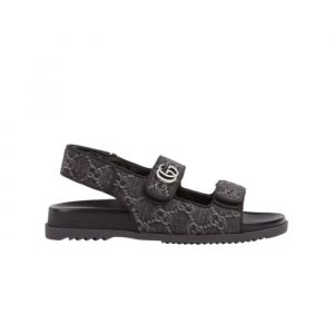 Gucci Double G Sandal Denim 771575 Facvp 8446 - 39 Eu 8 Us 25 Cm 9 8 In