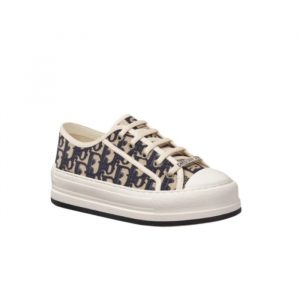 Dior Walk'N'Dior Platform Sneaker Deep Blue Kck385Obe S56B - 40 Eu 9 Us 25 5 Cm 10 In