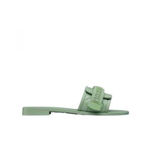 Dior Dio(R)Evolution Nylon Slides Embossed Macrocannage Green - 38 Eu 7 Us 24 5 Cm 9 46 In