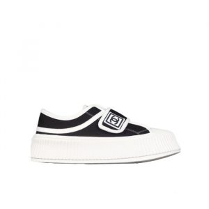 Chanel Embroidered Espadrille Leather Cap Toe Flats Black Cc - 35 Eu 4 Us 23 Cm 9 In - 40 Eu 9 Us 25 5 Cm 10 In