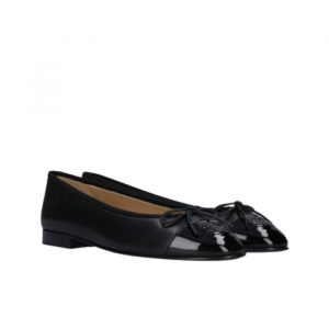 Chanel Flat Black Sandals G02819 Y01552 94305 - 39 Eu 8 Us 25 Cm 9 8 In