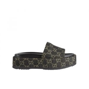 Gucci Women's Platform Slide Sandal Black 623212 - 40 Eu 9 Us 25 5 Cm 10 In