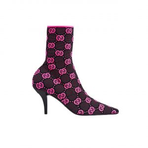 Dior D Major Boot Calfskin Black And Grey