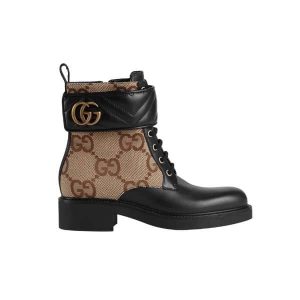 Gucci Women's Ankle Boot With Double G Beige 678984 17K40 1284 - 35 Eu 4 Us 23 Cm 9 In 2