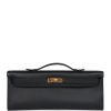 Hermès Kelly Cut Black Gold Hardware