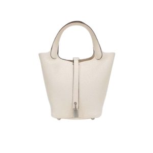 Hermes Picotin 18Cm White