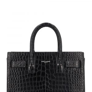 Sac De Jour Crocodile Black Bag 31cm
