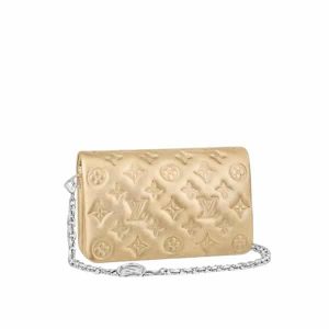 Louis Vuitton Pochette Coussin Bag Gold 19Cm M80999