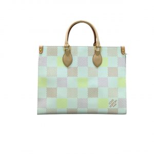Louis Vuitton Onthego Mm Damier Canvas Peach 33Cm