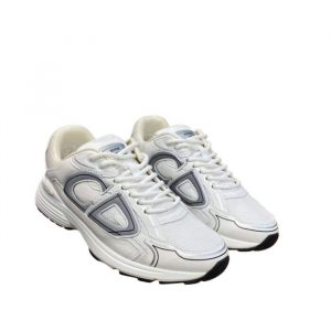 Dior B30 Sneaker Technical Fabric White - 36 Eu 5 Us 23 5 Cm 9 2 In