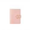 Louis Vuitton Lv Vertical Compact Wallet Taurillon Leather Rose 12Cm