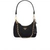 Prada Re Edition 1995 Cha?Ne Re Nylon Mini Bag Black 22Cm 1Bc204 2Aos F0002 V Qoo