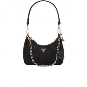Prada Re Edition 1995 Cha?Ne Re Nylon Mini Bag Black 22Cm 1Bc204 2Aos F0002 V Qoo