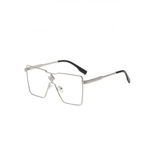 Louis Vuitton Cyclone Metal Sunglasses Transparent Silver Z1701U