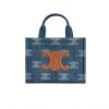 Celine Triomphe Small Cabas Thais In Denim Navy 25Cm 199162Fed 07At