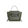 Celine Nano Belt Bag In Grained Calfskin Khaki 20Cm 189003Zva 15Kh