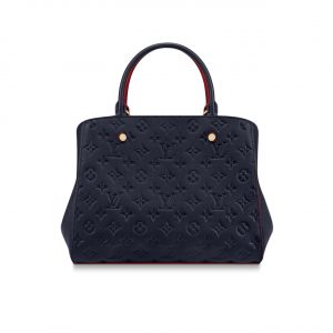 Louis Vuitton Montaigne Mm Navy Blue M42746