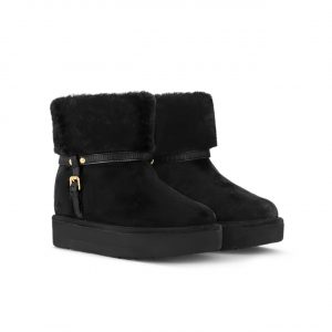 Louis Vuitton Territory Flat Ankle Boot Black 1Adcq1