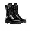 Dior D Major Boot Fabric And Calfskin In Taupe And Black Kci611Scn S46X