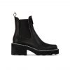 Gucci 1955 Horsebit Snow Boots Gg Canvas In Black