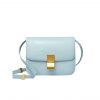 Celine Small Classic Bag In Lizard Lighthaze Blue 18Cm
